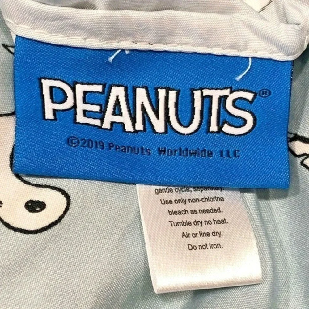 Peanuts Snoopy Berkshire Twin Fitted Sheet‎ 2 Pillow Cases Set Emotions Teen